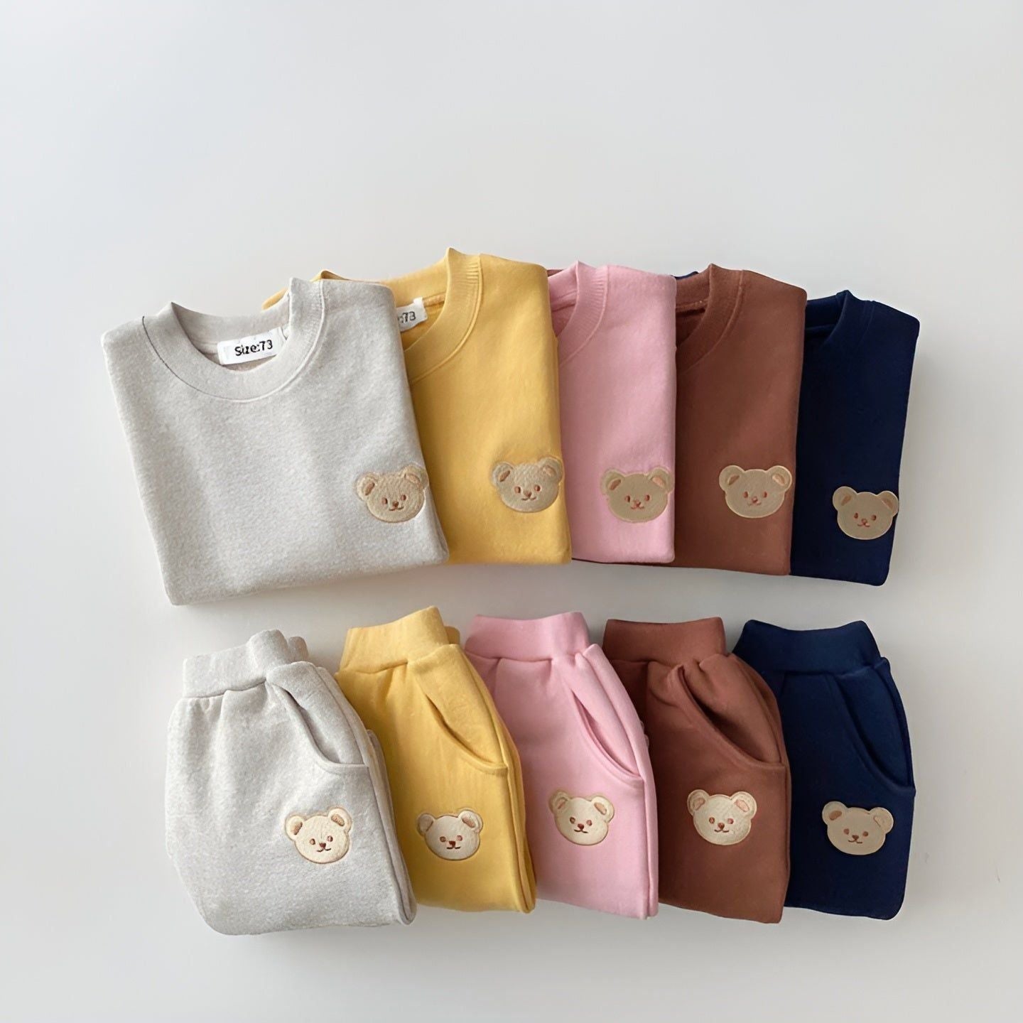 SnuggleBear - Unisex-Babybär Passendes Set (Pullover + Hose) - Elegare