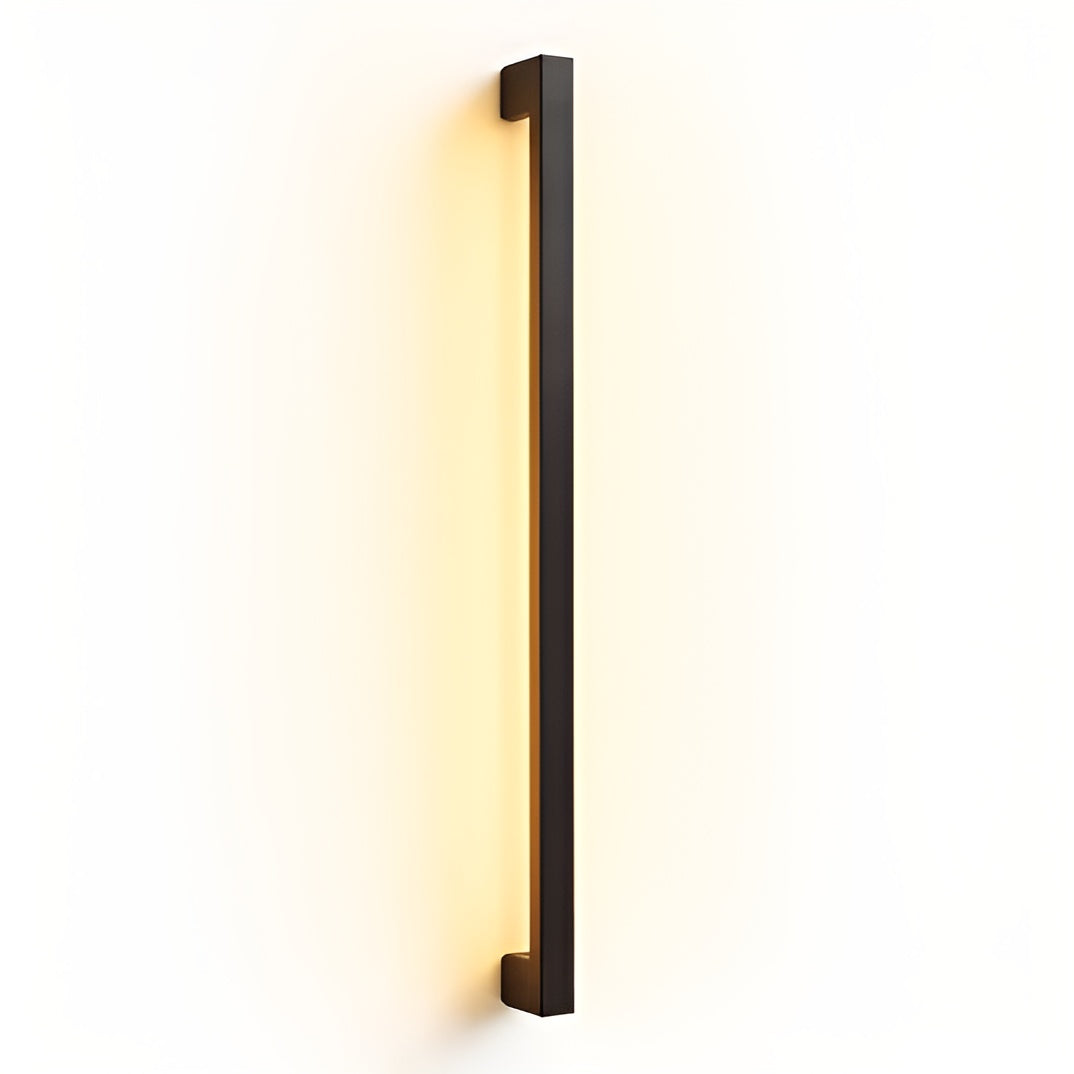 Schmale Wandlampe in Schwarz – Modernes Langdesign | Perfekt für Flur, Schlafzimmer & Wohnzimmer