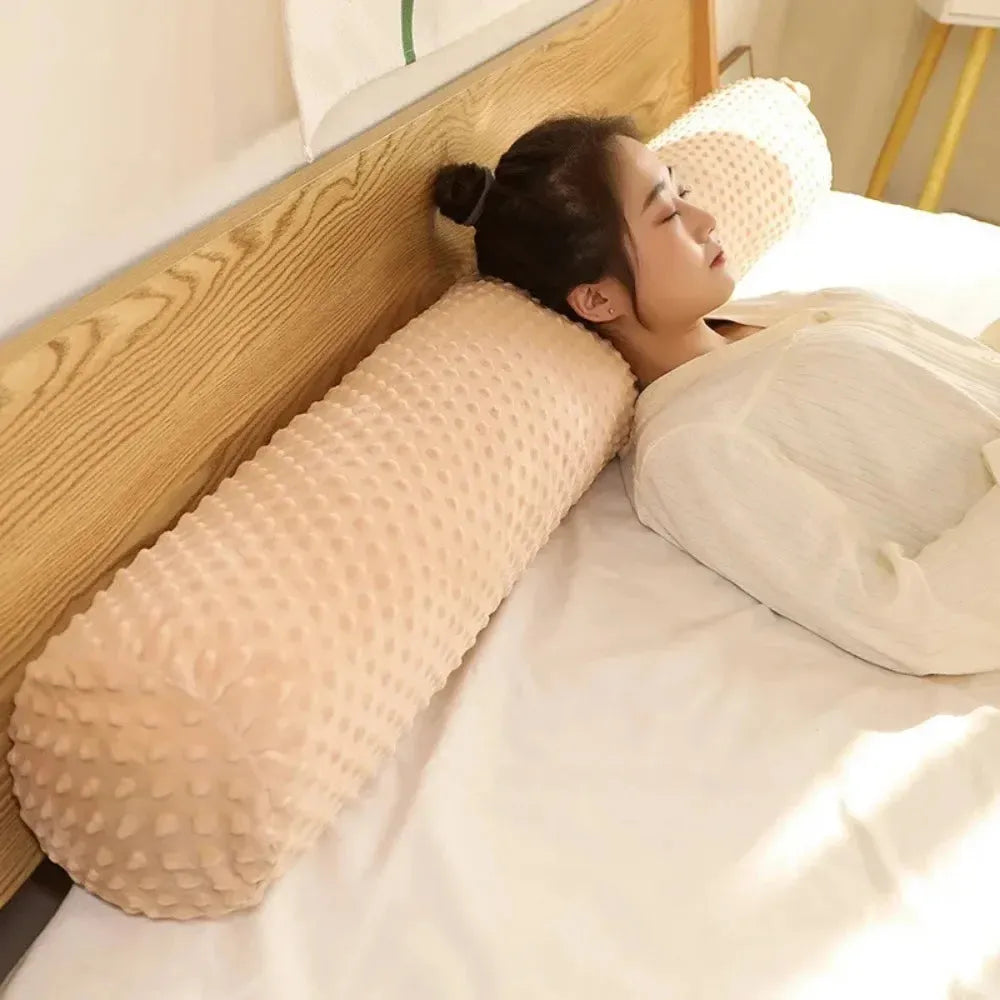 Zylindrisches Schlafkissen – Bequemes und Weiches Langkissen für Seitenschläfer und Bett - Kissen