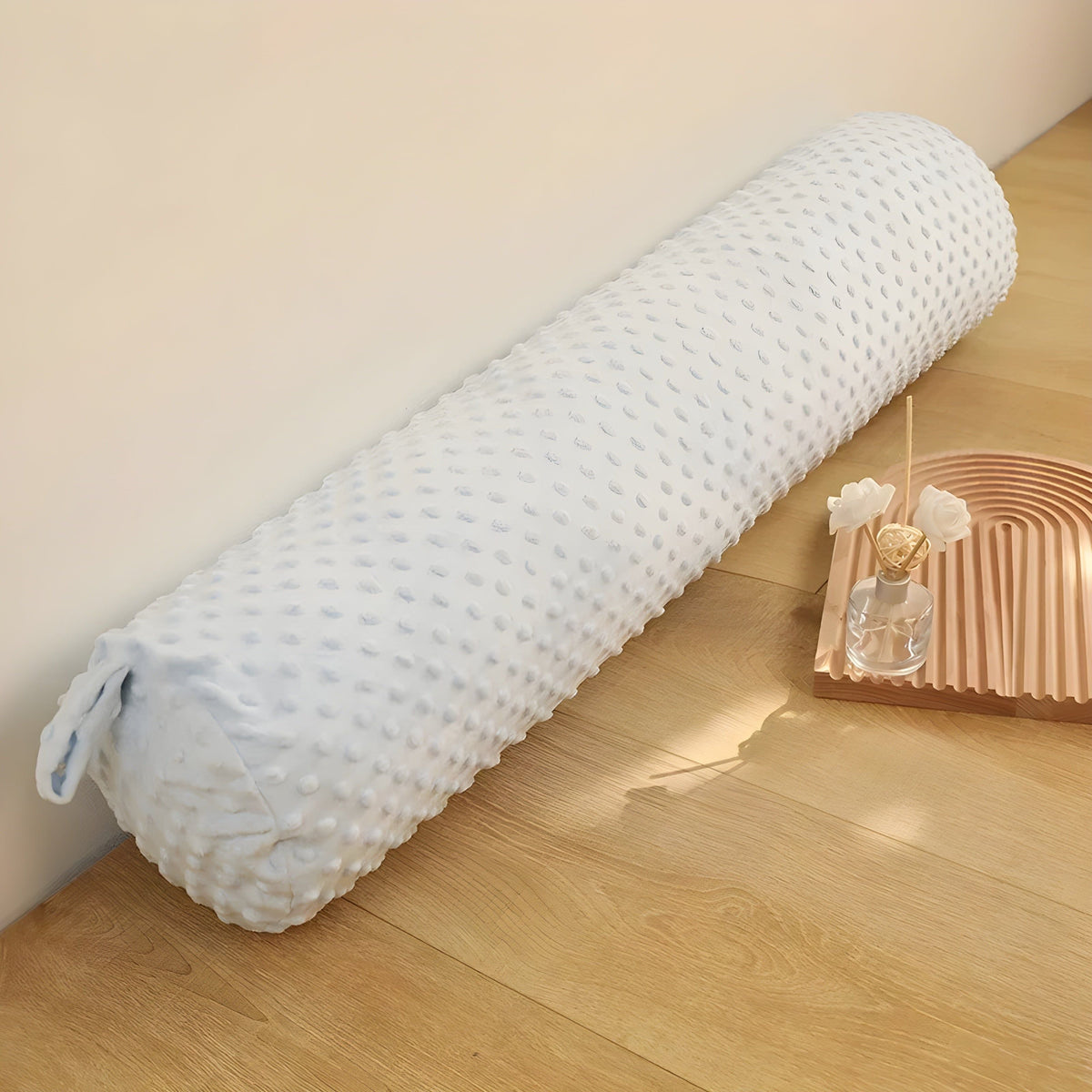 Zylindrisches Schlafkissen – Bequemes und Weiches Langkissen für Seitenschläfer und Bett - Blau / 60cm - Kissen