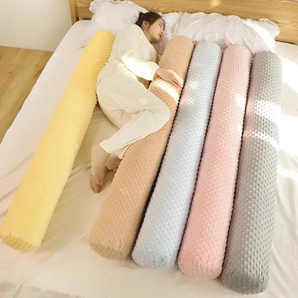 Zylindrisches Schlafkissen – Bequemes und Weiches Langkissen für Seitenschläfer und Bett - Kissen
