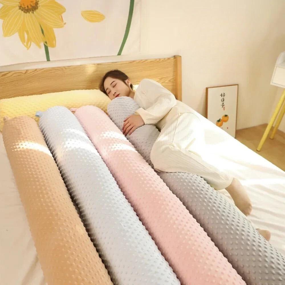 Zylindrisches Schlafkissen – Bequemes und Weiches Langkissen für Seitenschläfer und Bett - Kissen