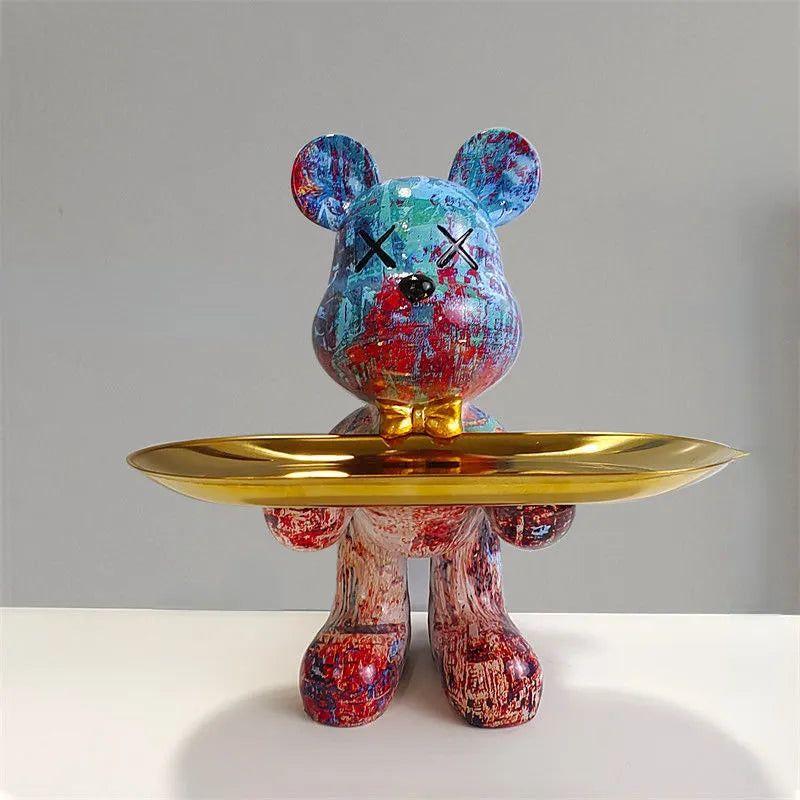 Beauti Bear - Multifunktionale Bärenstatue mit Schubladenaufbewahrung - Elegare